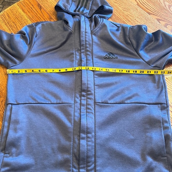 ADIDAS-Men’s Front Zip Hoodie - Picture 11 of 13